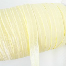 Резинка однотонная светло-жёлтая 15мм