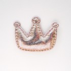 Украшение "Корона", розовое золото, 44*52мм