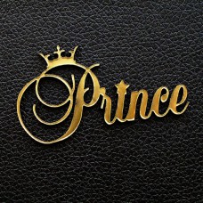 Табличка "Prince", золото, 35*60мм
