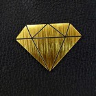 Табличка "Алмаз", золото, 40*30мм